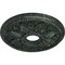 Ekena Millwork Edinburgh Medallion (Canopies up to 5 1/8"), 18 1/8"OD x 3 1/2"ID x 2 3/4"P, Painted Turtle Crackle CM18ED1PTC - alternate 4